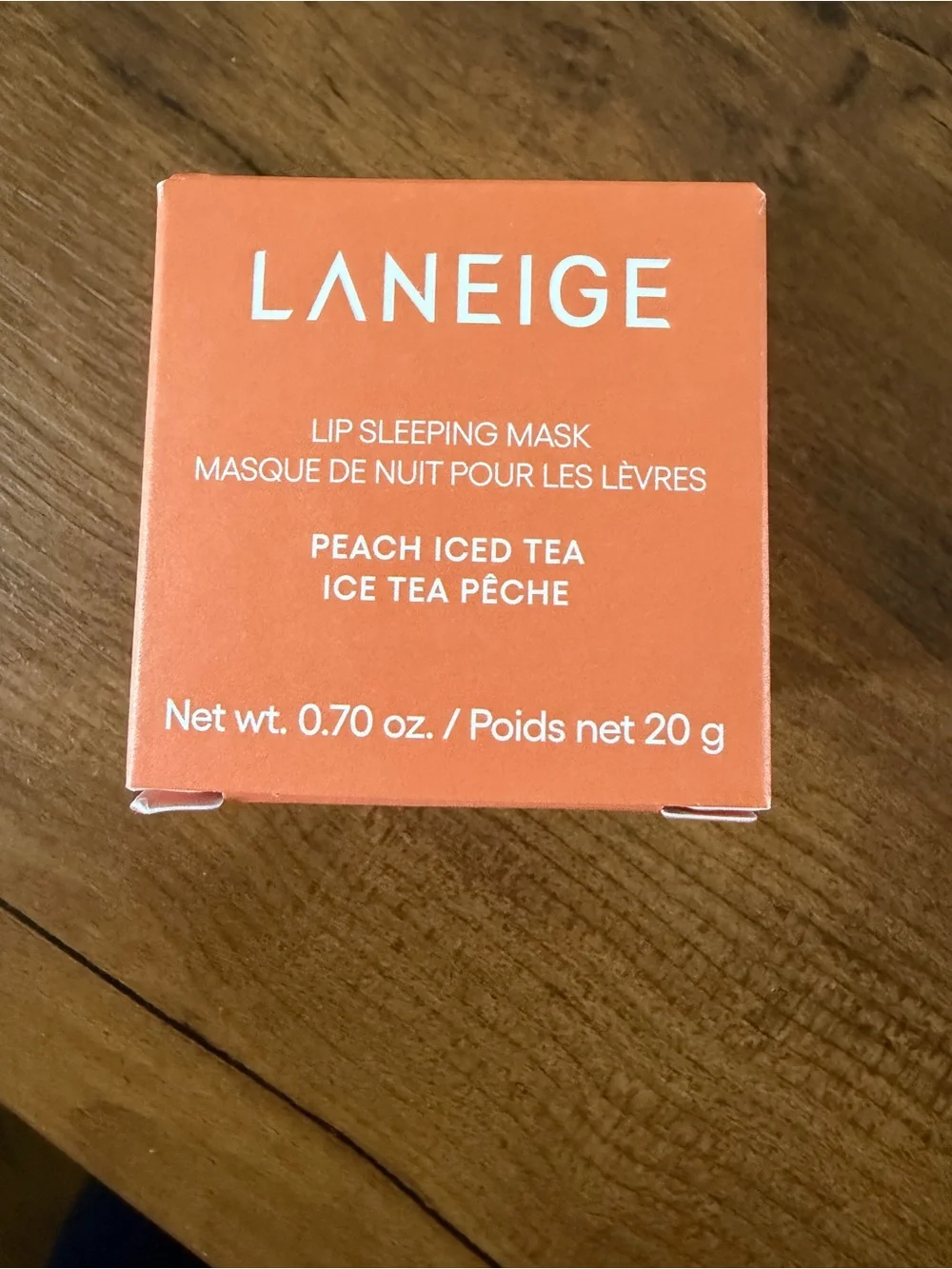 LANEIGE Lip Sleeping Mask in Peach Iced Tea, BNIB!